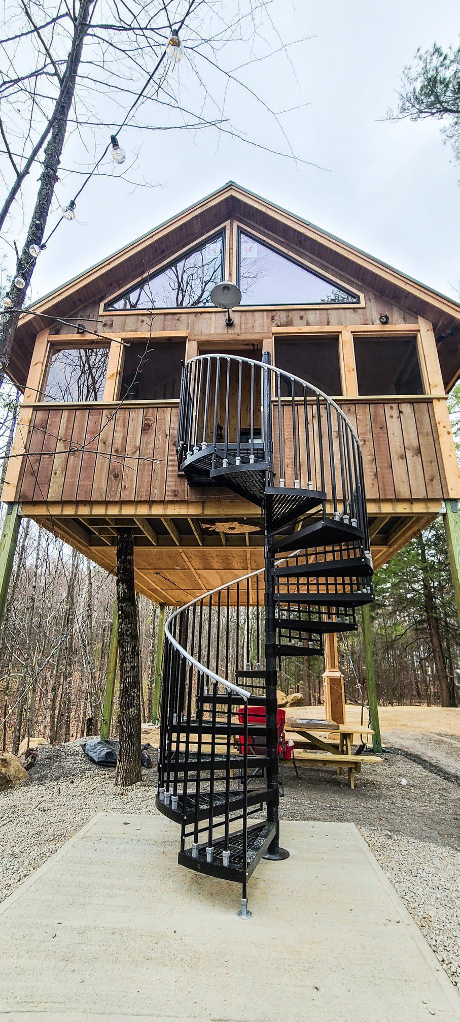 Purposely Lost treehouse escape in Springvale Maine