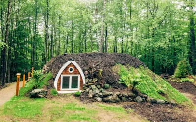 This Small Town Retreat in Maine Is on 15 Acres of Pristine Forest — With Tree Houses and Hobbit Homes