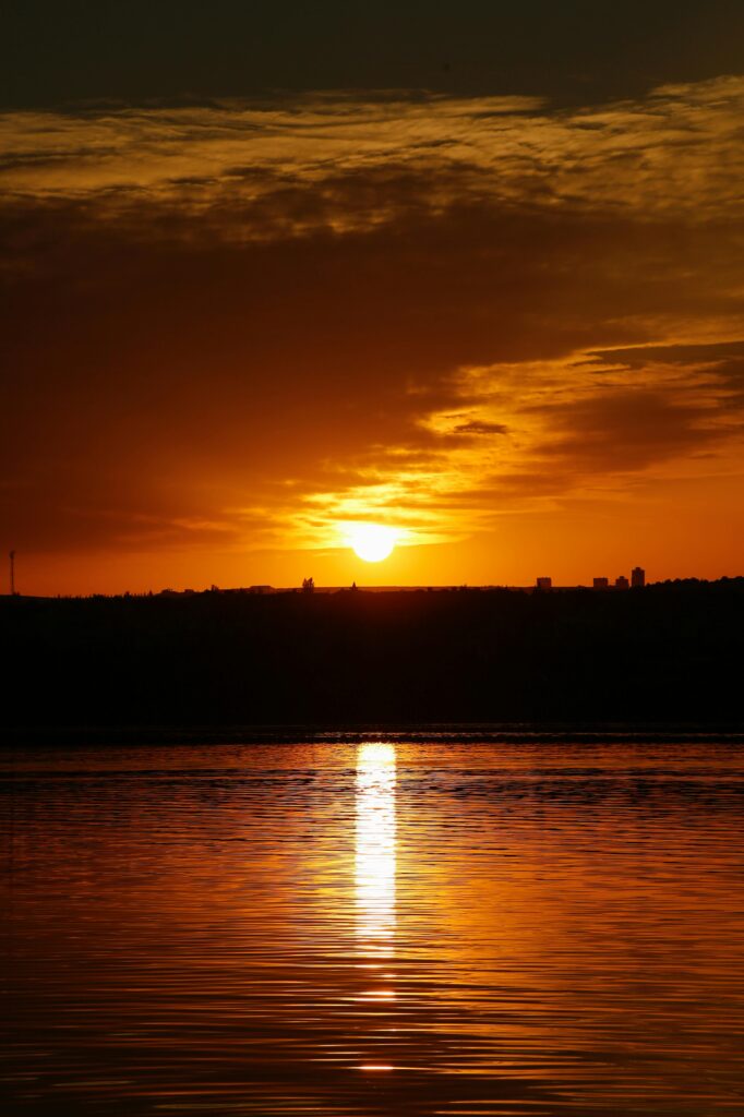 Sunset on a Maine Pond